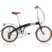 Bianchi Bıanchı Foldıng New Vıntage Katlanır Bisiklet 290H V 20 Jant 7 Vites Cu Lacivert Krem
