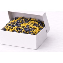 Orbak Kağıtçılık Beyaz Karton Takı Kutusu 9,5x9,5x2 cm – Kapaklı Model | 5 Adet + Siyah/Beyaz Kırpıklı