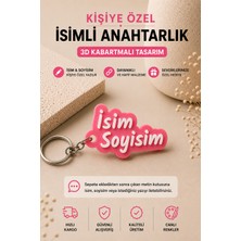Zifiri Arts Kişiye Özel İsimli Anahtarlık