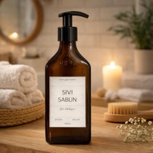 Cam Sıvı Sabunluk 200 cc – Pompalı Cam Sabun Şişesi | Minimal & Banyo Mutfak Dekoru | Yeniden Doldurulabilir