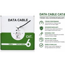 Kant.tech 100M U-Utp Pe 23AWG Outdoor Cat6 Network Kablo Yüksek Iletim