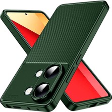 Nezih Case Poco X8 Pro Max Uyumlu Kamera Korumalı (Karbon Tasarım) Koruyucu Lüx Silikon Kılıf