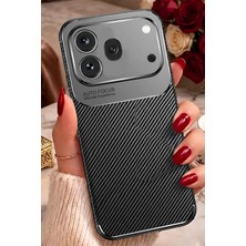 Nezih Case Honor 600 Pro Uyumlu Kamera Korumalı (Karbon Tasarım) Koruyucu Lüx Silikon Kılıf