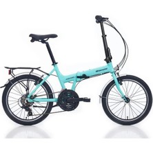 Bianchi Bıanchı Adhoc Katlanır Bisiklet 380H V 20 Jant 21 Vites Gn Celeste Siyah