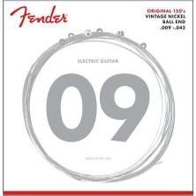 Fender 150L Elektro Gitar Teli 09-42 Pure Nıckel Ball End