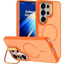 Nezih Case Samsung Galaxy S26 Ultra Uyumlu Kamera Korumalı Magsafe Sarj Destekli Standlı Kılıf