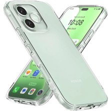 Nezih Case Honor 600 Lite Uyumlu Yumuşak Esnek 3D Süper Şeffaf Silikon Kılıf