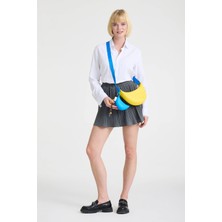 Fungoofun Muz Figürlü Charm ve Katlanabilir Bez Kol Çantası F553