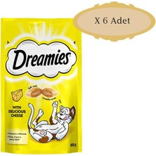 Dreamies Peynirli Kedi Ödülü 60 gr x 6 Adet
