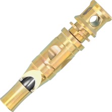Bestechman Whistle | Altın Titanyum Sinyal Düdüğü | Zincirli - BM02C