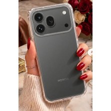 Nezih Case Honor 600 Pro Uyumlu Yumuşak Esnek 3D Süper Şeffaf Silikon Kılıf