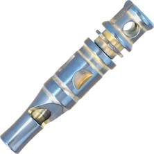 Bestechman Whistle | Mavi/altın Titanyum Sinyal Düdüğü | Zincirli - BM02A