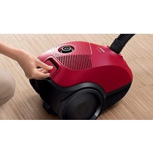 GL20S - Torbalı Elektrikli Süpürge 3,5 L - 600 W - 80 Db - 8 M - Güç Değiştirici - Kırmızı