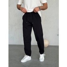 Gofre Kumaş Boyfrıend Pantolon