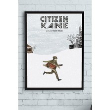 (PSTER10567) Citizen Kane Film Afişi Çerçeveli Tablo 4 (21X30CM)