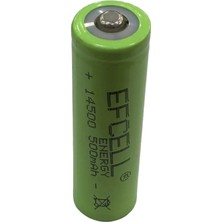 Efcell EF-14537B 14500 3.2V 500MAH Lifepo4 Şarj Edilebilir Pil