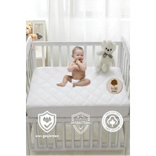 Pamuk Kapitone Fitted Sıvı Geçirmez Bebek-Çocuk Alezi, Yatak Beşik Yatak Alezi 2440787943313