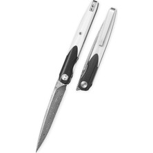 Bestechman Lanza G10 Sap Damascus Çelik Çakı - BMK14-D-1