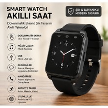 Nixcon Akıllı Saat Dokunmatik Ekran Bluetooth Handsfree Müzik Çalar