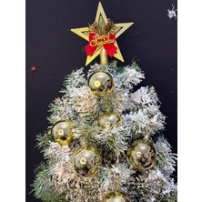 Eng Parti Dünyası Gold Renk Yılbaşı Ağacı Süsü 4cm 6'lı Set – Parlak Gold Noel Topu | ENG-105 |