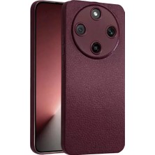 Aslanoğlu Store Newface Huawei Honor Magic 8 Lite Thermax Silikon Kılıf - Bordo