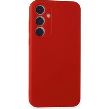 Aslanoğlu Store Newface Samsung Galaxy A35 5g Kılıf First Silikon - Kırmızı
