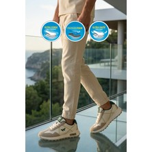 Walkway Muveon M Beyaz-Gri-Yeşil Hafif Esnek Erkek Spor Ayakkabı