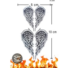 Trakya Tattoo 1-2 Hafta Kalıcı Geçici 2li Kanat Geçici Dövme