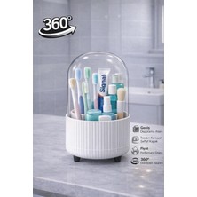 Empressco Blackstar Şeffaf Kapaklı 360 Dönebilen Standlı Banyo Düzenleyici Organizer - Fiyatı, Yorumları
