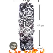Trakya Tattoo 1-2 Hafta Kalıcı Tam Kol Gül Saat Yazı Geçici Dövme