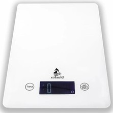 Hakay Dijital Mutfak Tartısı - 10KG Kapasite, Temperli Cam, LCD Ekran