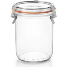 Hakay 3 Klipsli Cam Kavanoz Seti - 580 ml (2 Adet)