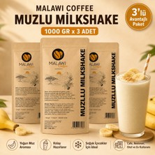 Malawi Coffee Muzlu Milkshake 1000 gr x 3 Adet