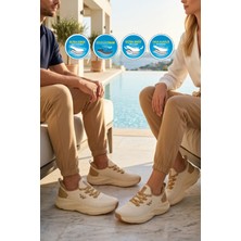 Walkway Flexnova G Bej Memory Foam Unisex Spor Ayakkabı