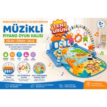 Lenda Shop Bebek Aktivite Halısı Müzikli Piyanolu Oyun Matı Asılabilir Oyuncaklı