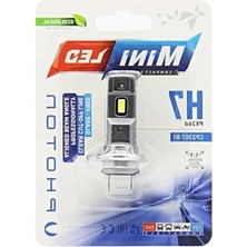 Hakay Mini H7 LED Ampul, 12-24V, Kompakt Tasarım, Tekli Blister Ambalajında