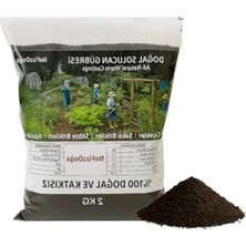 Hakay Doğal Solucan Gübresi, 2 kg Ağırlık ve Organik Bahçecilik Için Uygun