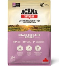 Lims Store Singles Grass Fed Lamb Kuzulu Elmalı Tahılsız Köpek Maması Tüm Irk ve Yaşam Evreleri 2 kg