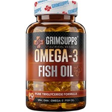 Grimlabs Grımsupps Omega-3 Fısh Oıl 90 Softgel