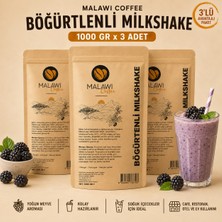 Malawi Coffee Böğürtlenli Milkshake 1000 gr x 3 Adet