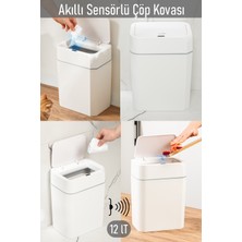Empressco Porsima 4147 Hareket Sensörlü Sessiz Kapatma Çöp Kutusu Banyo Mutfak Çöp Kovası Kapaklı Banyo Çöp Kovası - Fiyatı, Yorumları