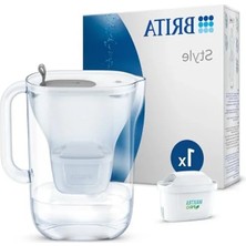 Hakay Filtreli Su Arıtma Sürahisi, 3.6 Litre Kapasite, Gri Renk