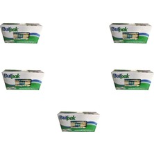 Burpak Jelatinli Tahta Ahşap Bambu Karıştırıcı Çubuk Kaşık - 12 Cm. - 200 Adetlik 5 Paket
