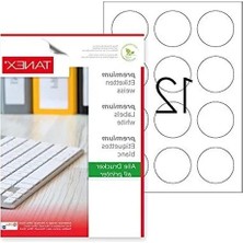Hakay 60 mm Laser Etiket, 100 Adet, Çeşitli Kullanımlar Için