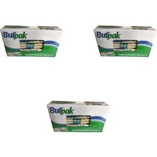 Burpak Jelatinli Tahta Ahşap Bambu Karıştırıcı Çubuk Kaşık - 12 Cm. - 200 Adetlik 3 Paket