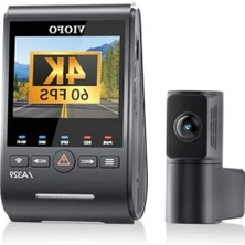 Hakay 2 Kameralı 4K Araç Kamerası, Gps Destekli, Viofo A329S