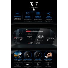 Velvoria Audi A3 Dijital Hayalet Gösterge 12.3 Inç Esnek Nano Ekran Koruyucu