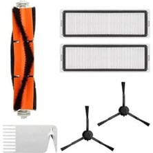 Hakay Siyah Mi Vacuum Mop 1c 2 In 1-Vacuum Mop Pro 2+3d (Dikkat: Kameralı-Plus Global)-Vacuum Mop 2 Ultra Uyumlu Hepa Filtre,fırça Yedek Parça Seti-6 Parça