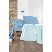 Monolisse Cozy Pike Takımı Tek Kişilik Koyu Turkuaz 160*230 cm