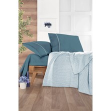 Monolisse Cozy Pike Takımı Tek Kişilik Koyu Indigo 160*230 cm